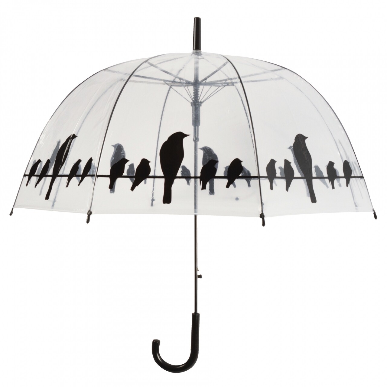 Átlátszó esernyő, Esschert, Madarak