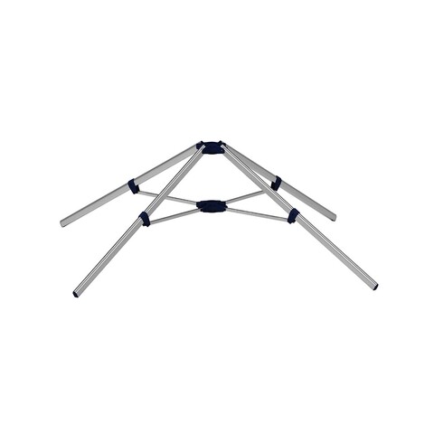 Univerzális tartó Garden Holder szárítógéphez, Gimi, 115 x 115 x 43,5 cm, alumínium, ezüst
