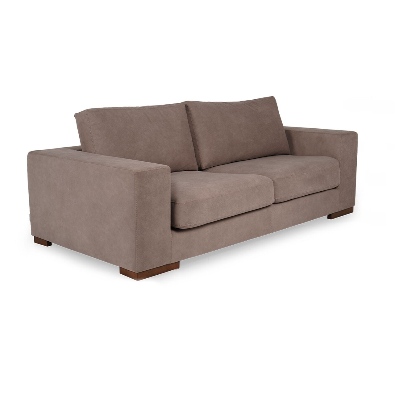 Newplus kanapé, ndesign, 2 locuri, 204x102x80 cm, fa, barna