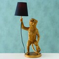 Monkey Saru Asztali lámpa, Boltze, 30x21x60 cm, 1 x E27, 60W, poligyanta, aranyszín