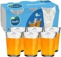6 pohár készlet Maracatu, Nadir, 280 ml, üveg, átlátszó