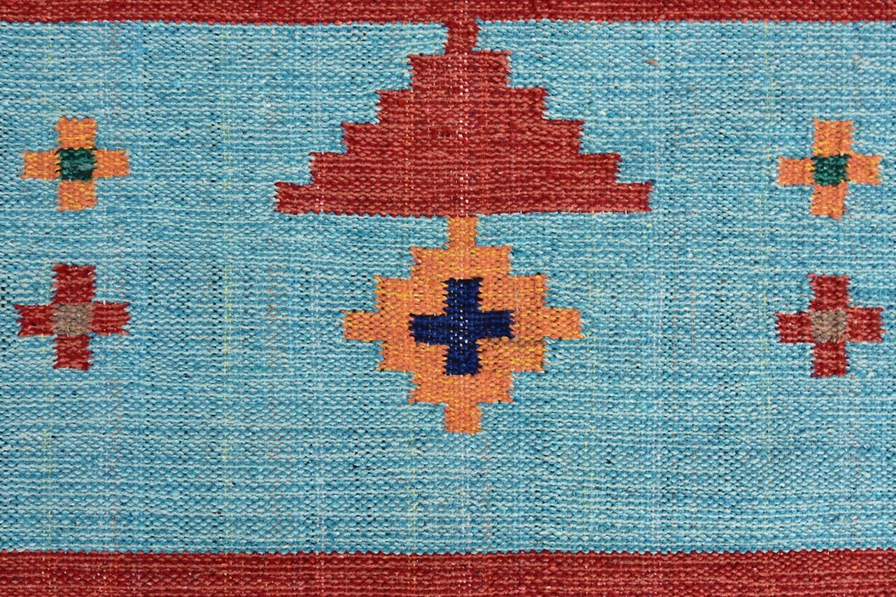 Kilim Szőnyeg, Country Modern 346, Baketo, 100% Pamut,kézzel Megmunkált, 60x200 Cm