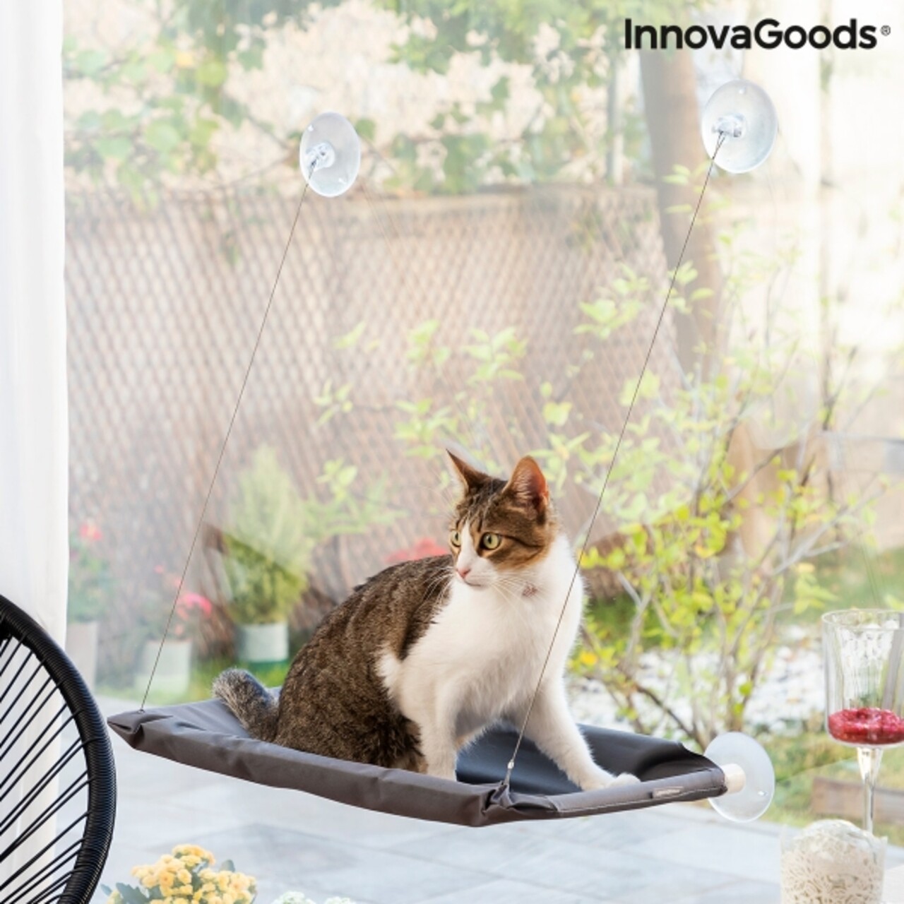 Catlax, InnovaGoods Felfüggeszthető Függőágy Macskáknak