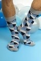 4 pár férfi zokni készlet, Funky Steps, FSB127, 41-45 méret