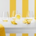 Villeroy & Boch 4 darabos Pohár készlet, Colorful Life Lemon Pie, 420 ml, kristályüveg, sárga