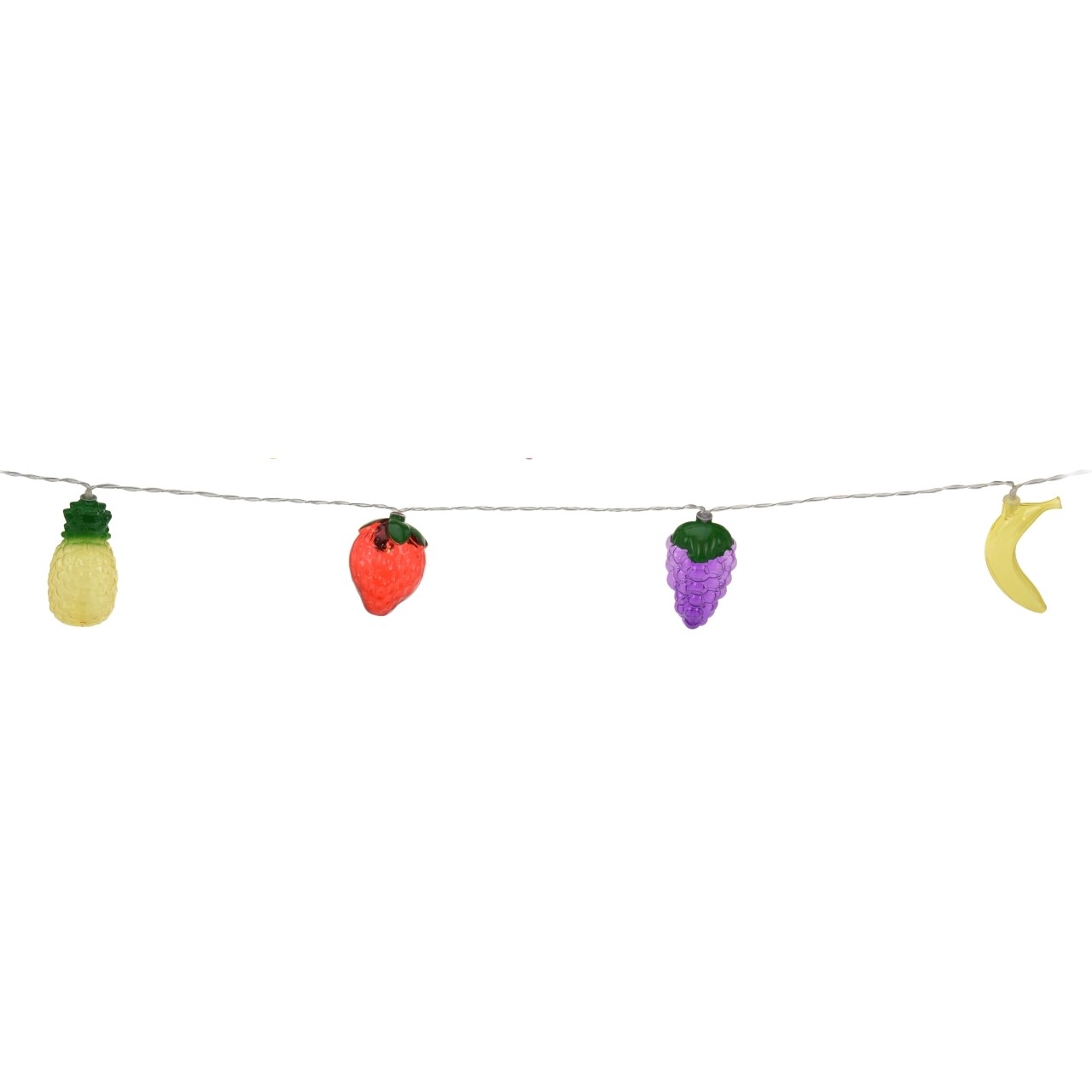Party Fruits Fényfüzé LED-del, 43 cm, polipropilén, többszínű