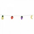 Party Fruits Fényfüzé LED-del, 43 cm, polipropilén, többszínű