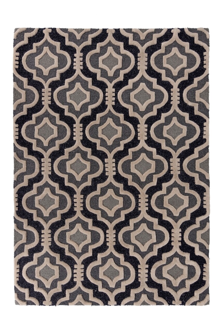 Amira Grey Szőnyeg, Flair Rugs, 120 X 170 Cm, Pamut, Szürke