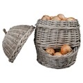 Esschert Tárolókosár hagymának, Onion, 32.5 x 24.8 x 34.5 cm, akácfa ágak