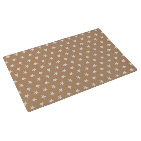 Stars Beige Tányértartó, Versa, 43 x 28 cm, polipropilén