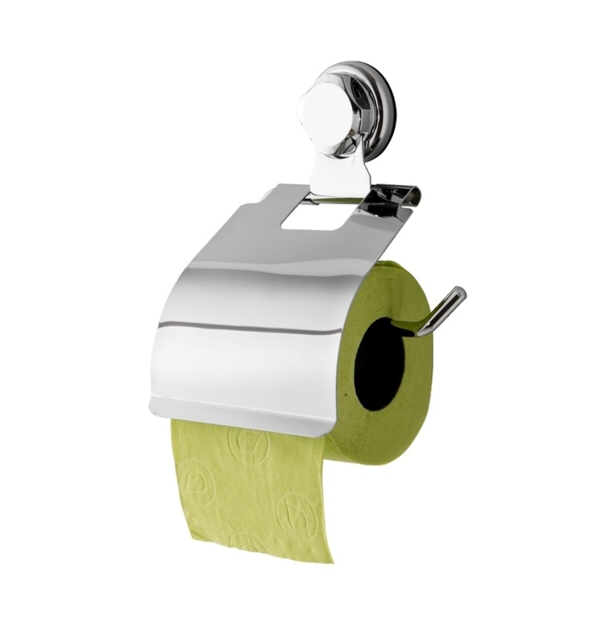 Bestlock WC-papír tartó, Tömörítő, 14,8x4x21,7 cm, króm / ABS / műanyag (TPU), ezüst