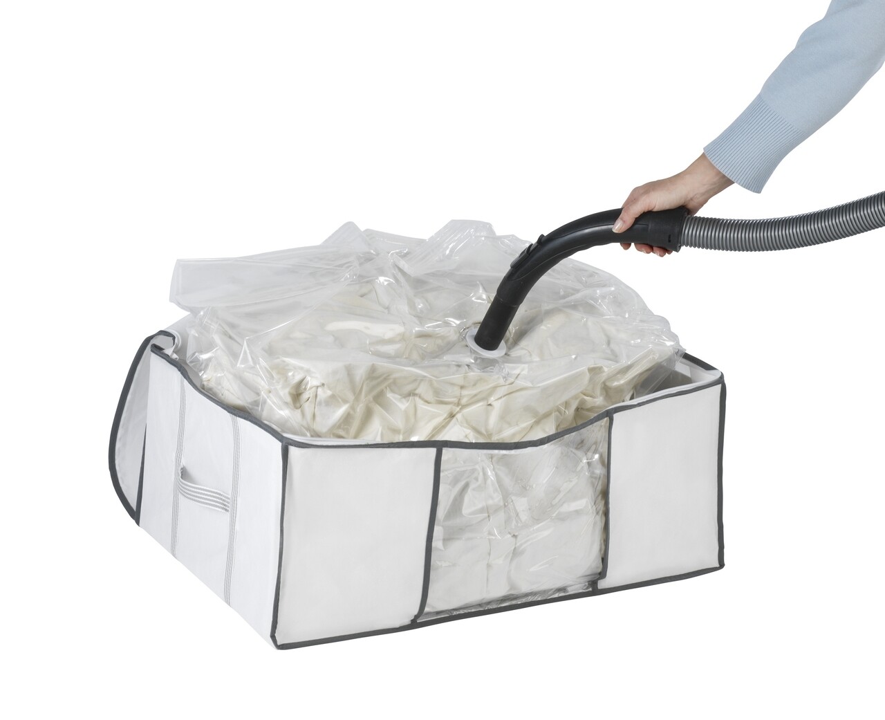Wenko Vákumozó doboz zsákkal, Vacuum Soft Box L, 65 x 25 x 50 cm, polietilén/poliamid/polipropilén