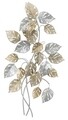 3D Leaf Fali dekoráció, Mauro Ferretti, 50x7.5x90.5 cm, vas