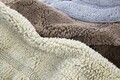 Covoras pentru baie, Olivo Tappeti, Ariel, 50 x 90 cm, 100% bumbac, crem
