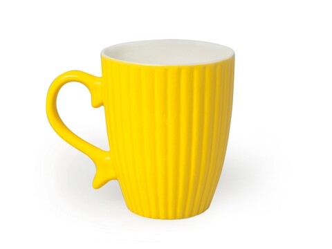 Parisienne csésze, Excelsa, 325ml, porcelán, sárga