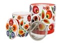 DUO Bögre szűrővel, Lowicz, 380 ml, porcelán, színes
