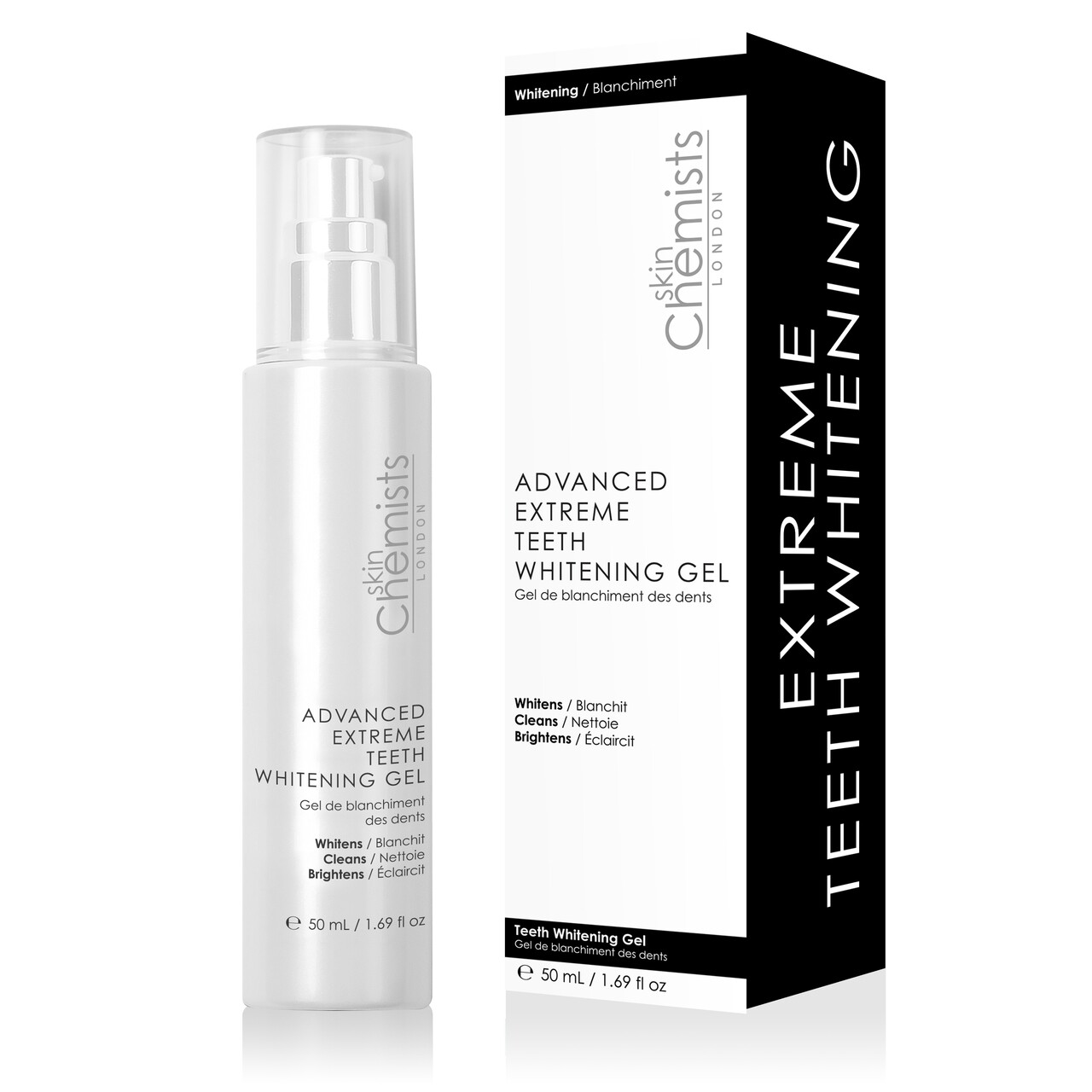 Fogfehérítő kezelés, SkinChemists, Advanced Extreme Whitening, 50 ml