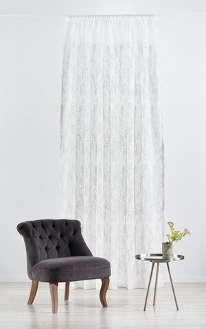 Mendola Interior Függöny, Oslo, 400x260 cm, poliészter, szürke