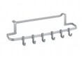 Törölközőtartó Galileo, Metaltex, 30 cm, rozsdamentes acél / Polytherm huzat, ezüst