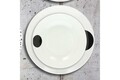18 részes étkészlet, Tognana, Metropolis Graphic, porcelán, fekete-fehér
