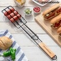 Sosket InnovaGoods Grillező kolbászokhoz, 51 cm, öntöttvas, fekete/természetes