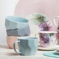 Diamond Csésze, Ambition, 430 ml, porcelán, világosszürke
