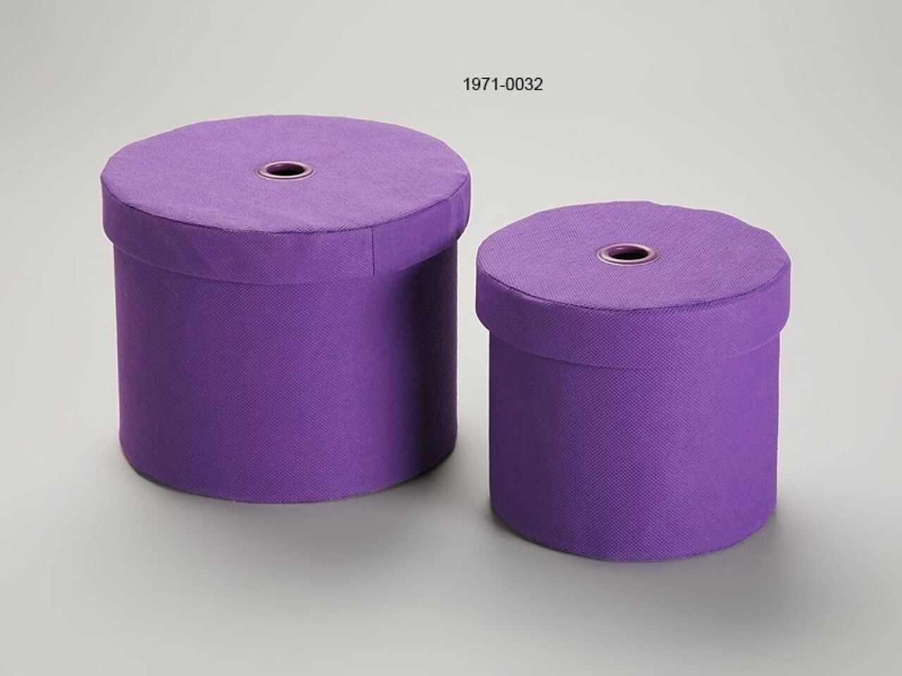 Violetas 2 db Tárolódoboz, Versa, 21x21x17 cm, pamut