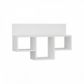 Homitis Fali polc, Tran - White, 20x80x49 cm