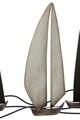 Decoratiune de perete 3D Regata, Mauro Ferretti, 119x3x51 cm, fier