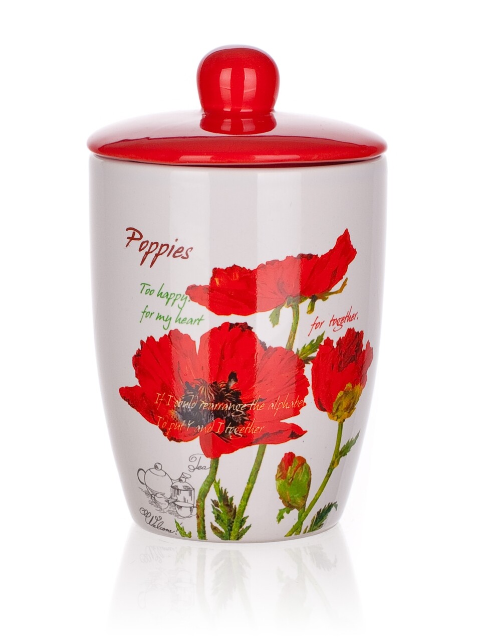 Banquet Red Poppy tál fedővel 600 ml