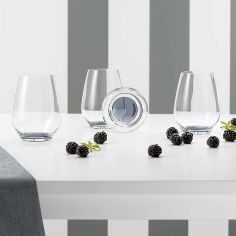 4 db-os pohár készlet, Villeroy & Boch, Colorful Life Cozy Grey, 420 ml, kristályüveg, szürke