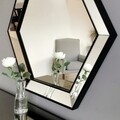 Oglinda decorativa A404, Neostill, 61 x70 cm, argintiu