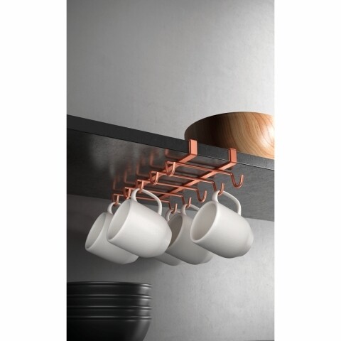 Metaltex Undershelf Réz pohártartó
