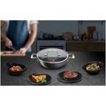 Mély serpenyő fedéllel, Tefal, korlátlan, 26 cm Ø, alumínium / titán / üveg