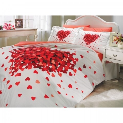 Lenjerie de pat double Juana Red
