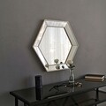 Oglinda decorativa A405, Neostill, 52 x 60 cm, argintiu