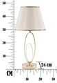 Glam Flush asztali lámpa, Mauro Ferretti, Ø24 x 47 cm, 1 x E27, 40W, vas