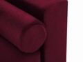 Mimosa Kihúzhatós kanapé, Mazzini Sofas, 3 személyes, tárolóládával, 220x100x92 cm, bársony, piros