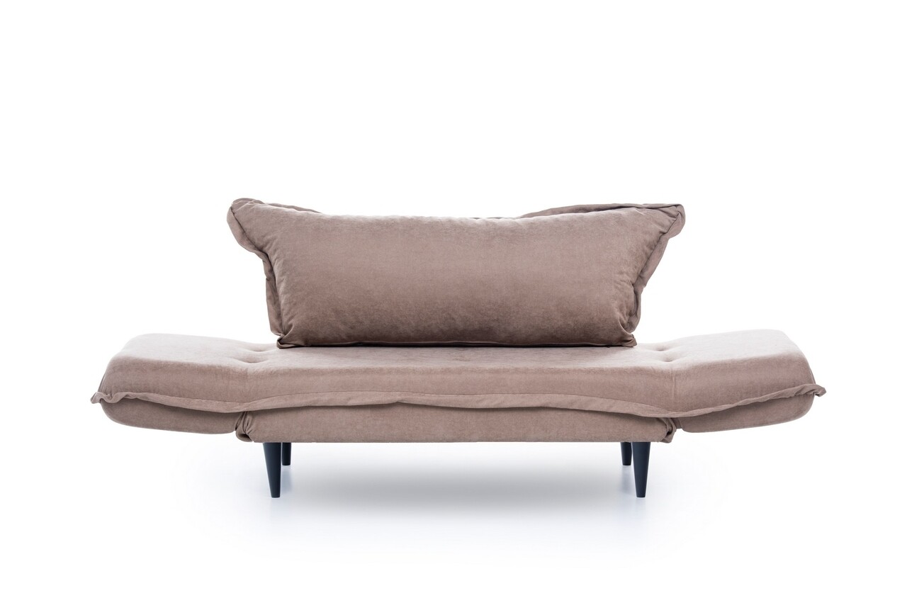 Vino Daybed Kihúzható Kanapé, Futon, 3 Személyes, 200x70 Cm, Fém, Bézs