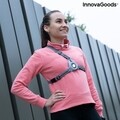 Safelt InnovaGoods Sport hám LED fényekkel , USB, szürke/fekete