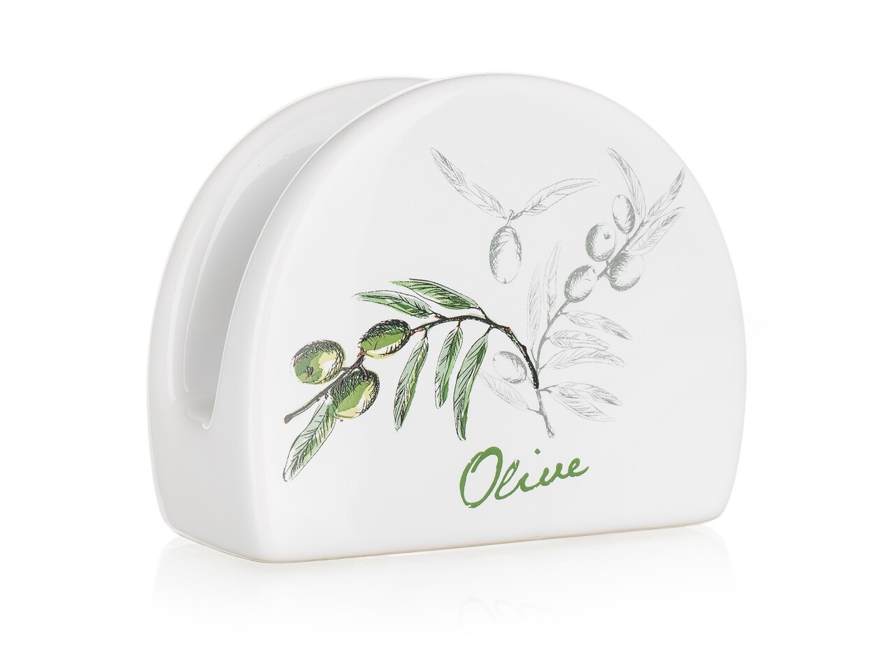 Olives szalvétatartó, bankett, 10 x 8 cm, kerámia