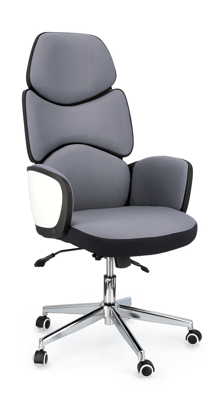 Armstrong Irodai szék, Bizzotto, poliuretán/krómozott acél, sötét szürke