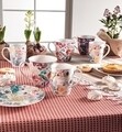 Desszertányér készlet 4 db, Paradicsom, Brandani, Ø18 cm, porcelán