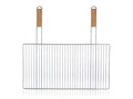 BBQ Rack Grill, Happy Green, 57x55x1,5 cm, szénacél / fa