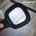 Lupa cu lumina LED ultravioleta 3X InnovaGoods, 20x9 cm
