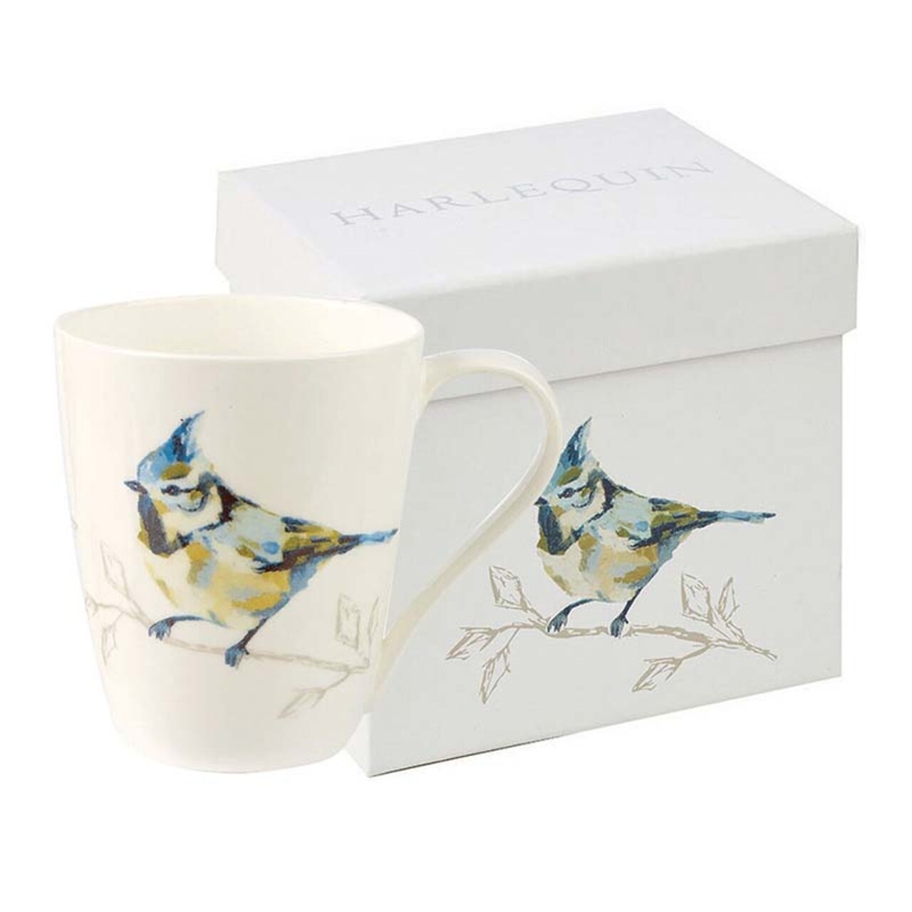 Csésze díszdobozban, Persico Turquoise, Churchill, Fine Bone China porcelán, 390 ml