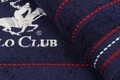 2 db fürdőlepedő készlet, Beverly Hills Polo Club, 401, 70x140 cm, 100% pamut, sötétkék