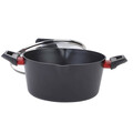 Luigi Ferrero Rosso FR-2411 Lábas fedővel, Ø28 cm, 6,7 L, préselt alumínium / tapadásmentes bevonat