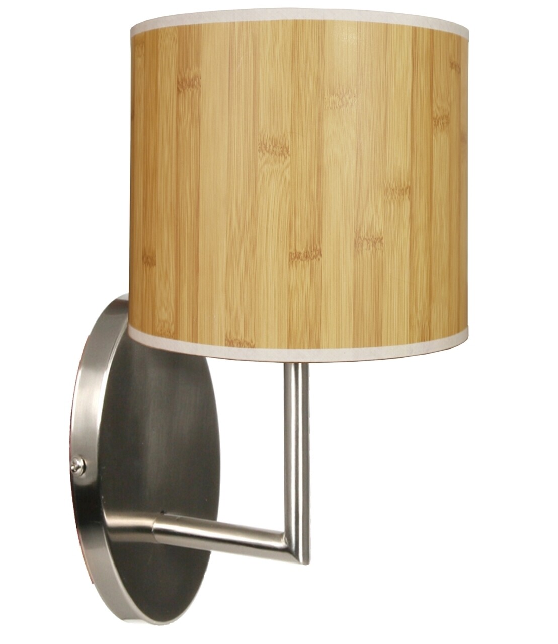 Fa fali lámpa, Candellux, 15 x 24 cm, 1 x E14, 40 W, natúr szatén