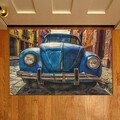 Autó bejárati szőnyeg, Casberg, 38x58 cm, poliészter, tarka